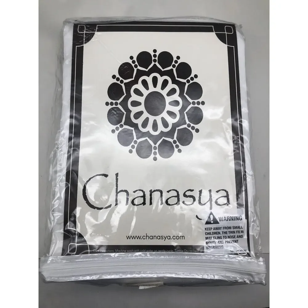 Chanasya Premium Waves Voile Sheer Curtains 2-Panel Curtain 52
